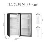 HAILANG 3.1 Cu.Ft Mini Fridge with Freezer