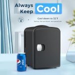Portable Mini Fridge for Skin Care and Beverages