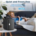 Portable Mini Fridge for Skin Care and Beverages