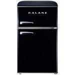 Galanz Retro Compact Mini Fridge with Freezer