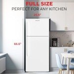 Honeywell H18TFW White Top Freezer Refrigerator