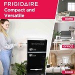 Frigidaire Retro Mini Fridge Freezer Combo, Black