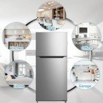 Smad 13.9 Cu.ft Top Freezer Refrigerator - Stainless Steel