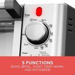 Black+Decker Stainless Steel Rotisserie Toaster Oven