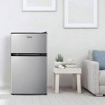 Midea 3.1 cu ft Compact Stainless Steel Refrigerator