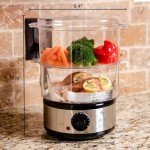 OVENTE 2-Tier Electric Food Steamer - 5 Quart