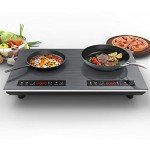 VBGK 24-Inch Double Induction Cooktop with Touch Screen