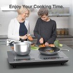 VBGK 24-Inch Double Induction Cooktop with Touch Screen