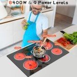 Nefaracy 30" 5-Burner Electric Cooktop with Timer