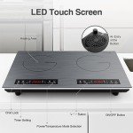 VBGK 24-Inch Double Induction Cooktop with Touch Screen