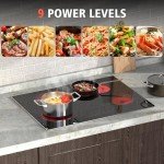 30-Inch Electric Cooktop with 4 Burners