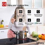 30-Inch Built-In Electric Cooktop with 4 Burners