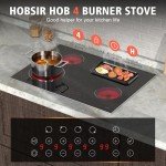 30-Inch Electric Cooktop with 4 Burners