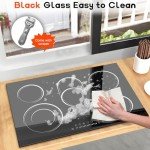 Nefaracy 30" 5-Burner Electric Cooktop with Timer