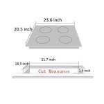 24-Inch Gas Cooktop with 5 Burners and Glass Top