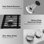 Thermomate 30" Gas Cooktop with 4 Power Burners