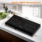 Portable Electric Double Burner Hot Plate Cooktop