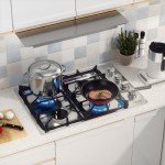 COSTWAY 30-Inch Stainless Steel Gas Cooktop