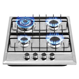24" Gas Cooktop with 4 Burners and Conversion Kit