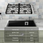 COSTWAY 30-Inch Stainless Steel Gas Cooktop