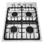 COSMO 30" Stainless Steel Gas Cooktop with 4 Burners