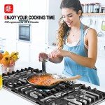 Gasland 36" Stainless Steel 5-Burner Gas Cooktop