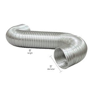 Deflect-o A058/5 5" x 8' Ducting - 5 Pack