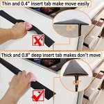 Extra Long Silicone Stove Counter Gap Covers - Set of 2