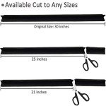 Extra Long Silicone Stove Counter Gap Covers - Set of 2