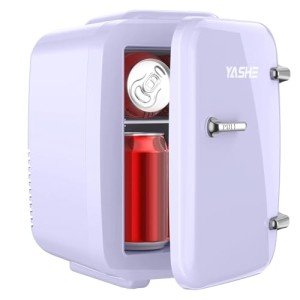 YASHE 4L Mini Makeup Fridge - Purple
