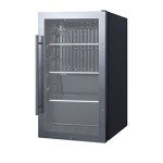 Summit Indoor/Outdoor Beverage Cooler with Lock