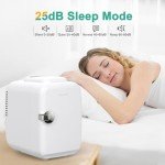 CROWNFUL 4L Portable Mini Fridge - Cooler & Warmer