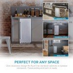 NewAir 15" Outdoor Beverage Refrigerator - Weatherproof Design