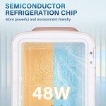 Simple Deluxe 4L Mini Fridge for Skincare & Drinks