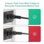 CROWNFUL 4L Portable Mini Fridge - Cooler & Warmer