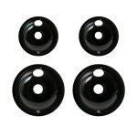 GE Electric Stove Drip Pan 4-Piece Set