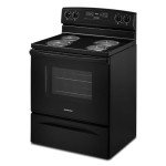 Amana 30" 4.8 cu. ft. Black Electric Range