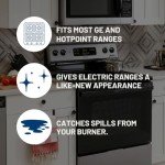 GE Electric Stove Drip Pan 4-Piece Set
