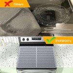 Heat Resistant Electric Stove Cover - 28x20" Grey