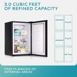 Euhomy 3.0 Cu. Ft. Compact Upright Freezer