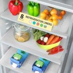Clear Refrigerator Shelf Liners (8 Pack)