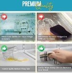 Clear Refrigerator Shelf Liners (8 Pack)