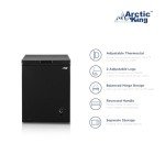 Arctic King 5.0 Cu.ft Chest Freezer - Black