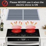 Heat Resistant Electric Stove Cover - 28x20" Grey