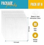 Clear Refrigerator Shelf Liners (8 Pack)