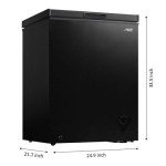 Arctic King 5.0 Cu.ft Chest Freezer - Black