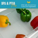Clear Refrigerator Shelf Liners (8 Pack)