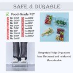 Clear Refrigerator Organizer Bins for Eggs