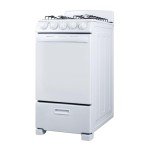 Summit 20" Free Standing Gas Range with Broiler