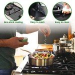 Non-Stick Gas Stove Burner Liner 10 Pack